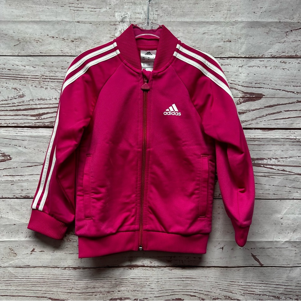 Adidas Pink Track Jacket 3t